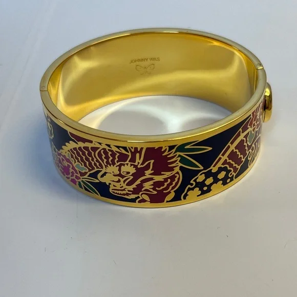 Johnny Was Multicolor Enamel Cuff Set - Picture 7 of 8
